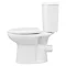 Lena Ceramic Close Coupled Modern Toilet Profile Large Image