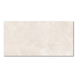 Lepanto Large Format Polished Beige Onyx Marble Effect Tiles - 600 x 1200mm