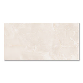 Lepanto Large Format Polished Beige Onyx Marble Effect Tiles - 600 x 1200mm