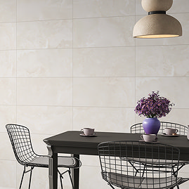 Lepanto Matt Beige Onyx Marble Effect Tiles - 300 x 600mm