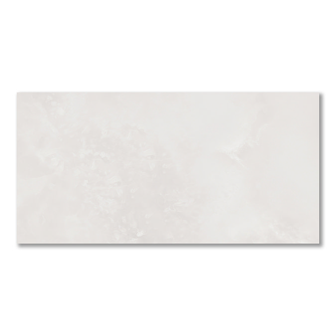 Lepanto Matt White Onyx Marble Effect Tiles - 300 x 600mm