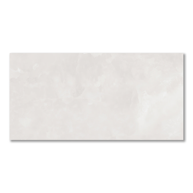 Lepanto Matt White Onyx Marble Effect Tiles - 300 x 600mm