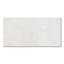 Lepanto Polished White Onyx Marble Effect Tiles - 300 x 600mm