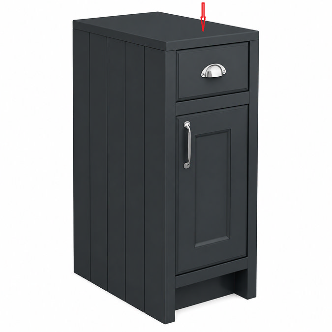 Lid for Chatsworth Graphite Cupboard Unit 300mm