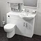 Lilly Modern 600mm Single Towel Rail - Chrome Profile Large Image