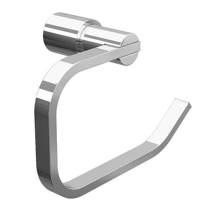 Lilly Modern Toilet Roll Holder - Chrome Large Image