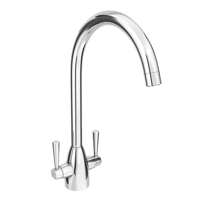 Lincoln Dual Lever Kitchen Sink Mixer - Chrome