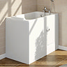Milton RH Walk In 1210mm Deep Soak Bath Inc. Front + End Panels Large Image