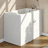 Milton RH Walk In 1210mm Deep Soak Bath Inc. Front + End Panels Large Image