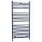 Lindley Straight Heated Towel Rail - W500 x H1110mm - Anthracite Large Image
