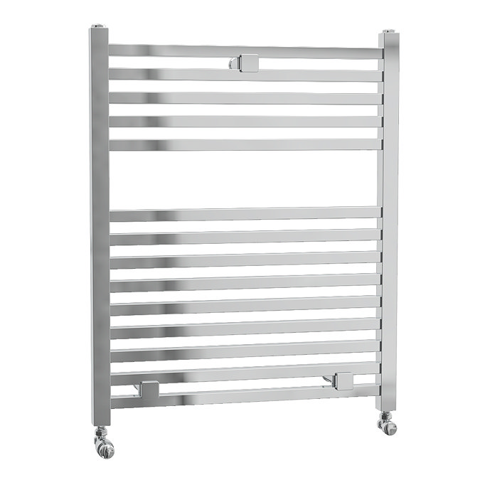 Lindley Straight Heated Towel Rail - W500 x H719mm - Chrome Large Image