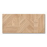 Linearis Honey Oak Geometric Wood Effect Wall Tiles - 360 x 800mm