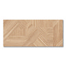 Linearis Honey Oak Geometric Wood Effect Wall Tiles - 360 x 800mm