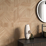 Linearis Honey Oak Geometric Wood Effect Wall Tiles - 360 x 800mm