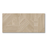 Linearis Natural Oak Geometric Wood Effect Wall Tiles - 360 x 800mm