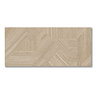 Linearis Natural Oak Geometric Wood Effect Wall Tiles - 360 x 800mm