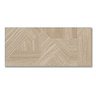 Linearis Natural Oak Geometric Wood Effect Wall Tiles - 360 x 800mm