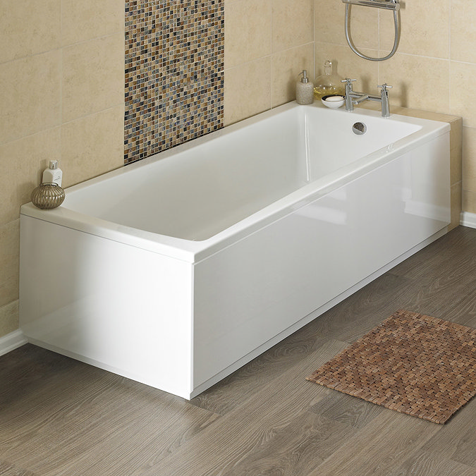 Linton Square Single Ended Acrylic Bath Profile Large Image