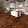 Liona by Luvanto Abbey Oak Click Plus Herringbone Vinyl Flooring 126 x 630mm (Pack of 18)