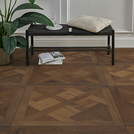 Liona by Luvanto Sienna Oak Basketweave Premium Click Vinyl Flooring 600 x 600mm (Pack of 6)