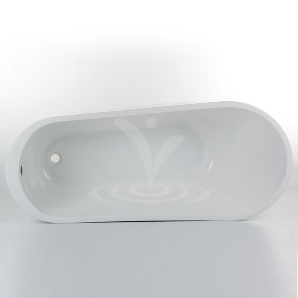 Modena 1680 x 720 Luxury Modern Slipper Freestanding Bath Feature Large Image