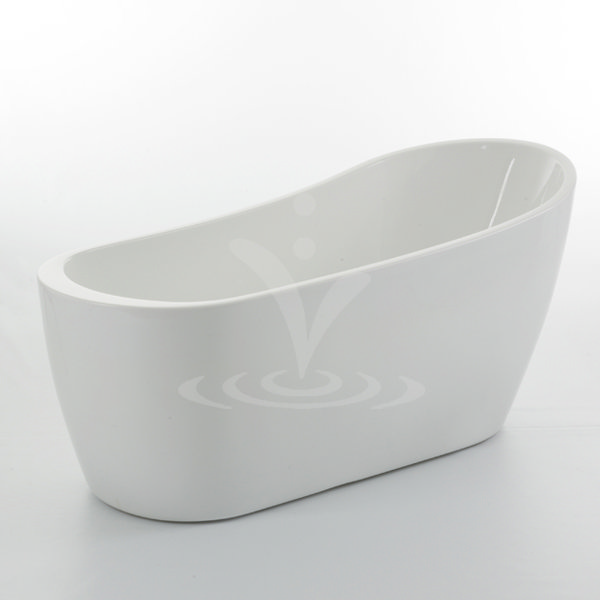 Modena 1680 x 720 Luxury Modern Slipper Freestanding Bath Large Image