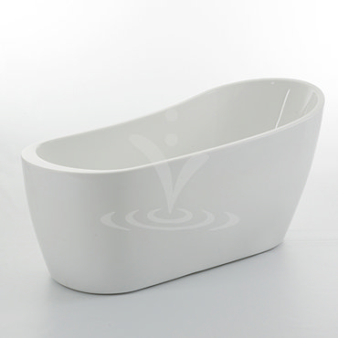 Modena 1680 x 720 Luxury Modern Slipper Freestanding Bath Profile Large Image
