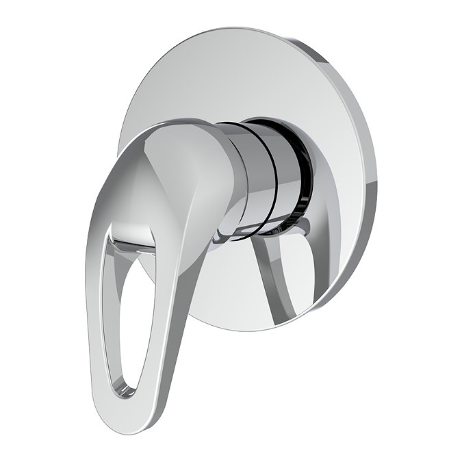 Liscia Modern Concealed Manual Shower Valve - Chrome
