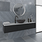 Lita Dark Grey Stone Effect Wall and Floor Tiles - 450 x 900mm