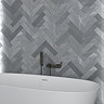 Lita Dark Grey Stone Effect Wall Tiles - 70 x 280mm