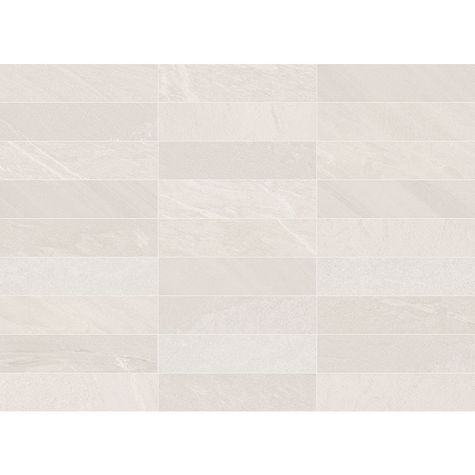 Lita Ivory Stone Effect Wall and Floor Tiles - 70 x 280mm