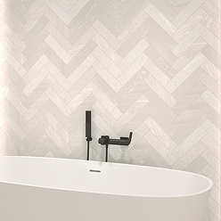 Lita Ivory Stone Effect Wall and Floor Tiles - 70 x 280mm