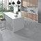 Lita Light Grey Stone Effect Wall and Floor Tiles - 450 x 900mm
