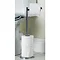 Lloyd Pascal - Freestanding Lift Top Toilet Roll Holder - Chrome - 061.02.065 Large Image