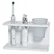 Lloyd Pascal - White MDF Shaker Style Electric Toothbrush Stand - 255.96.798 Large Image