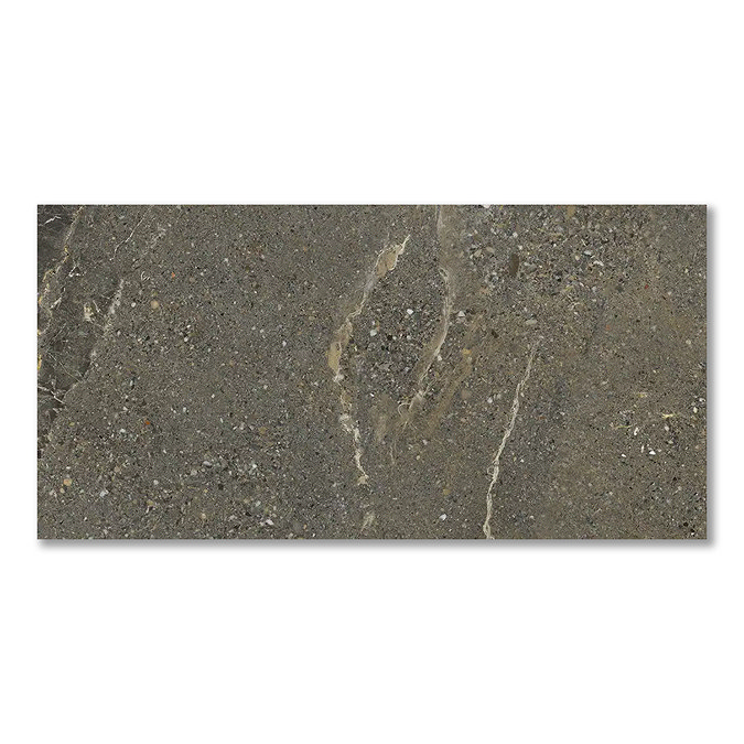 Lorenna Anthracite Stone Effect Wall & Floor Tiles - 300 x 600mm
