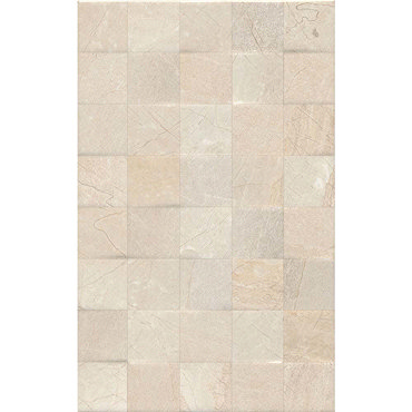 Loreno Light Cream Gloss Mosaic Tiles - 25 x 50cm  Profile Large Image
