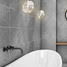 Loretta Dark Grey Stone Effect Wall & Floor Tiles - 315 x 615mm