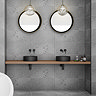 Loretta Dark Grey Stone Effect Wall & Floor Tiles - 315 x 615mm