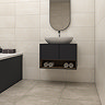 Lorita Beige Concrete Effect Tiles - 600 x 600mm