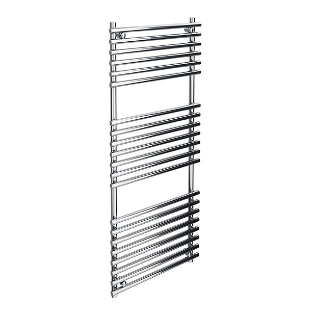 Luca Designer Heated Towel Rail 400 x 1200mm - Chrome Large Image