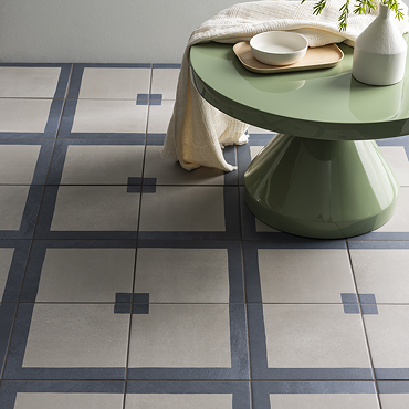 Lucan Blue Wall and Floor Tiles - 225 x 225mm