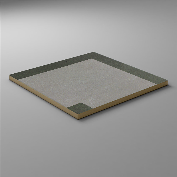 Lucan Concrete Effect Green Wall and Floor Tiles 225 x 225mm