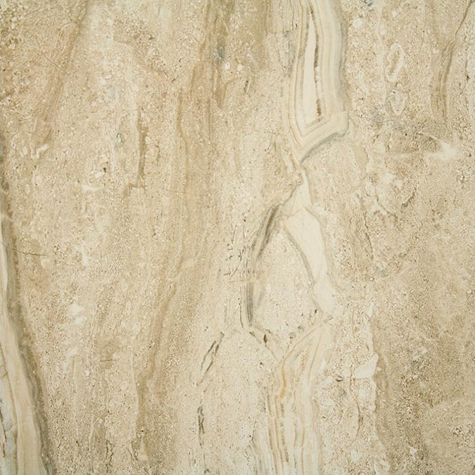 Lucca Natural Gloss Marble Effect Floor Tiles - 45 x 45cm Large Image