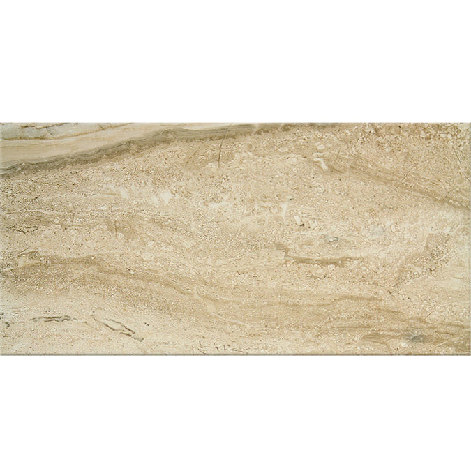 Lucca Natural Gloss Marble Effect Wall Tiles - 31.6 x 60cm Large Image