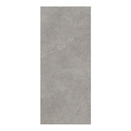 Lucida Grey Concrete Effect Large Format Wall and Floor Tile - 1200 x 2800mm