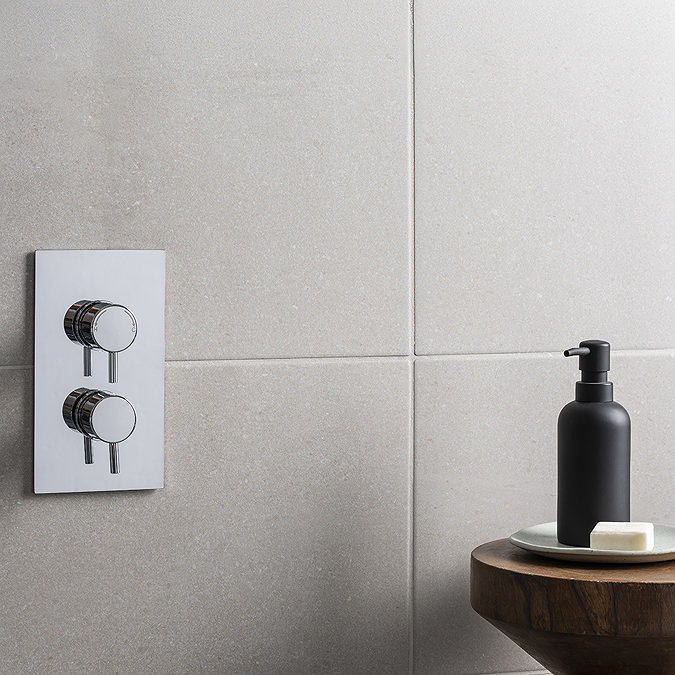 Lucille Beige Stone Effect Wall and Floor Tiles - 608 x 608mm