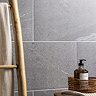 Lucille Dark Grey Stone Effect Wall and Floor Tiles - 304 x 608mm