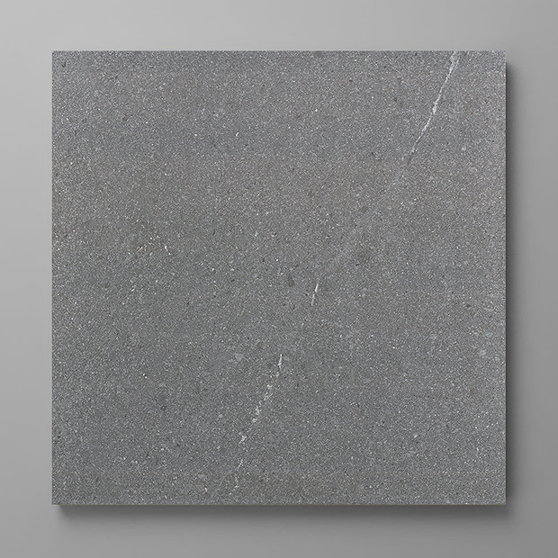 Lucille Dark Grey Stone Effect Wall and Floor Tiles - 608 x 608mm