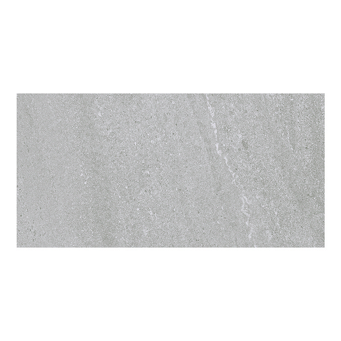 Lucille Light Grey Stone Effect Wall and Floor Tiles - 304 x 608mm